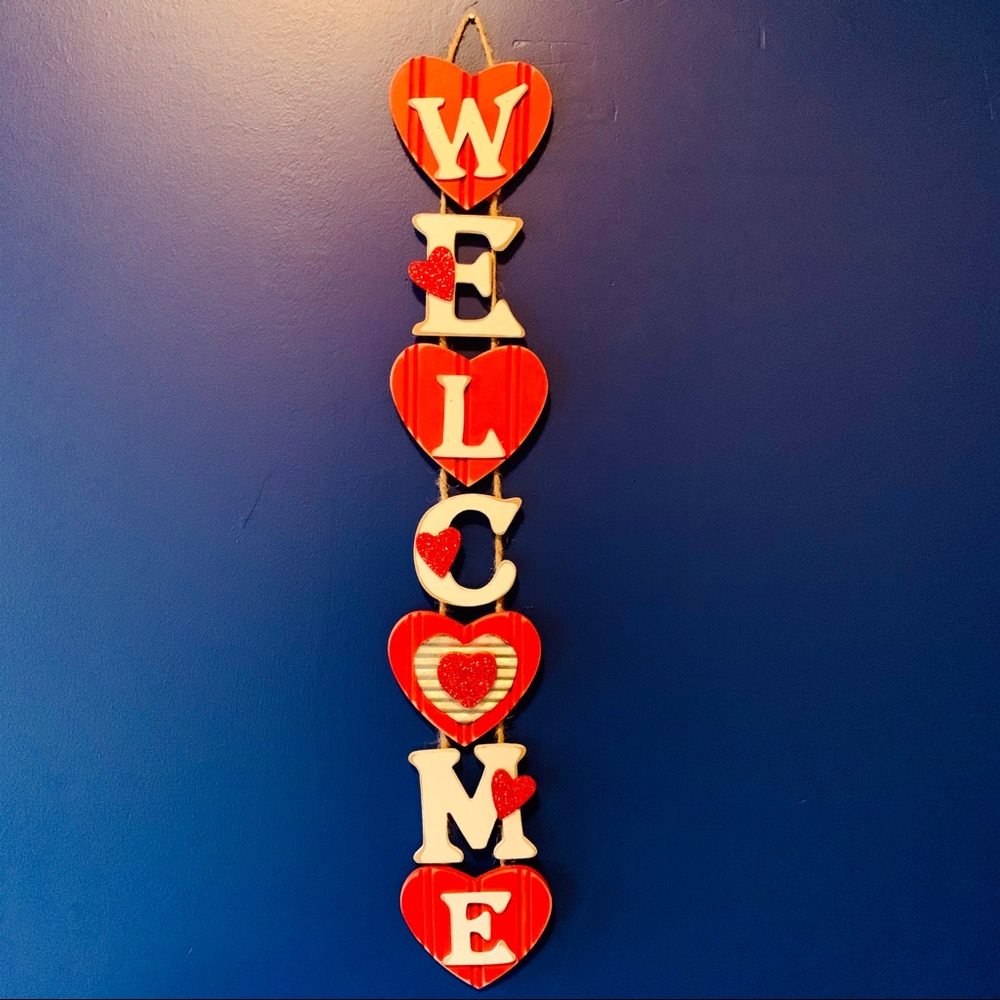 Door and wall decor, Valentine’s Day, Welcome